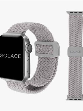 Solace Braided Loop Watch Band for Women — Pearl